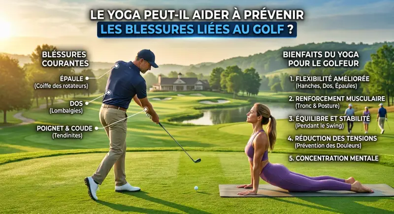 Le yoga peut-il aider à prévenir les blessures liées au golf ?